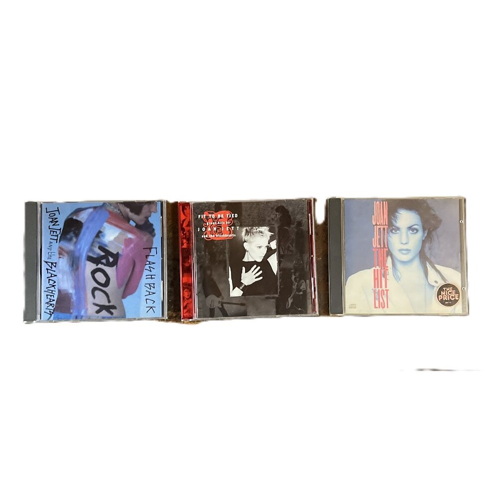 Joan Jett & the Blackhearts 3-CD Bundle: Flashback, Fit to be Tied, The Hit List
